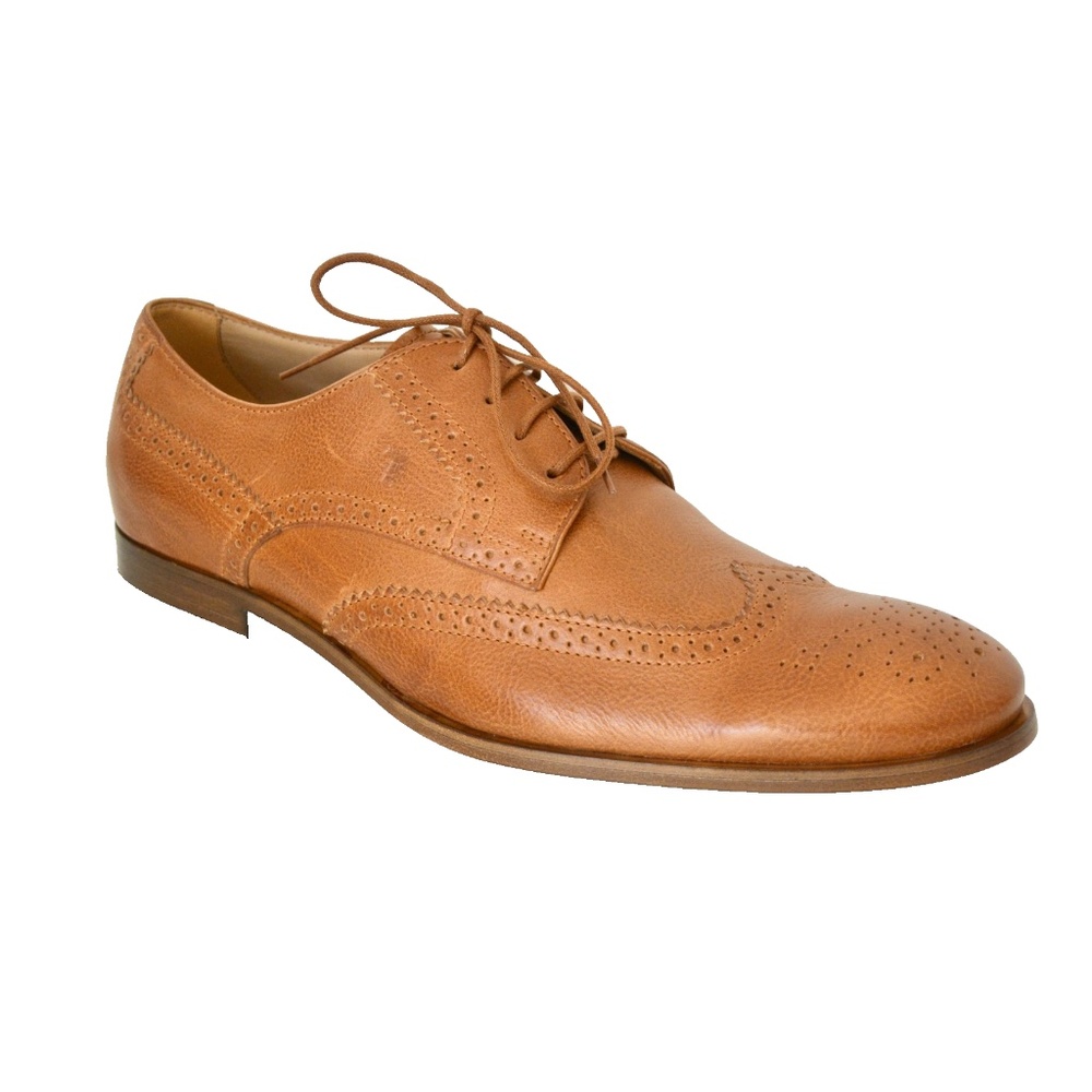 NIB  AUTHENTIC TOD'S DERBY LACE UP LEATHER  SHOES